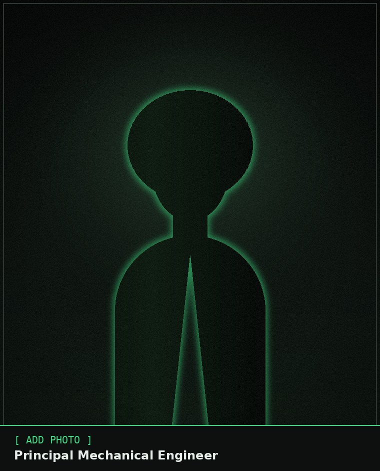 Principal Mechanical Engineer — placeholder portrait