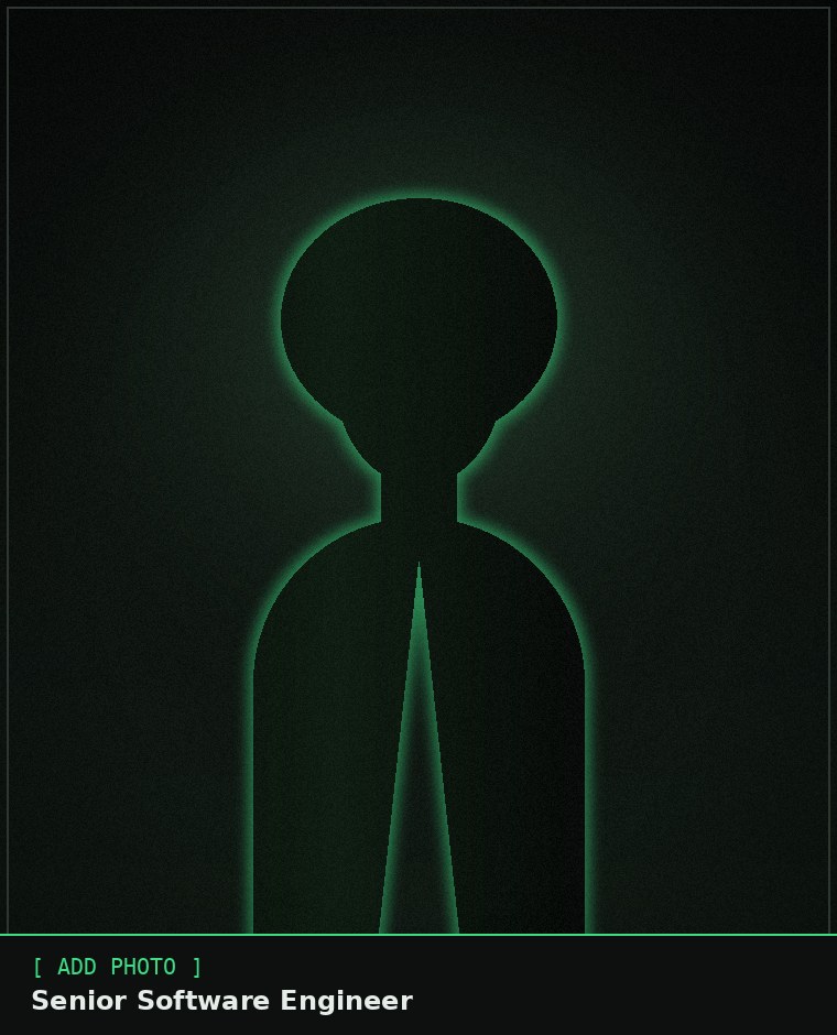 Senior Software Engineer — placeholder portrait